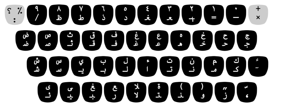 صفحه کلید عربی