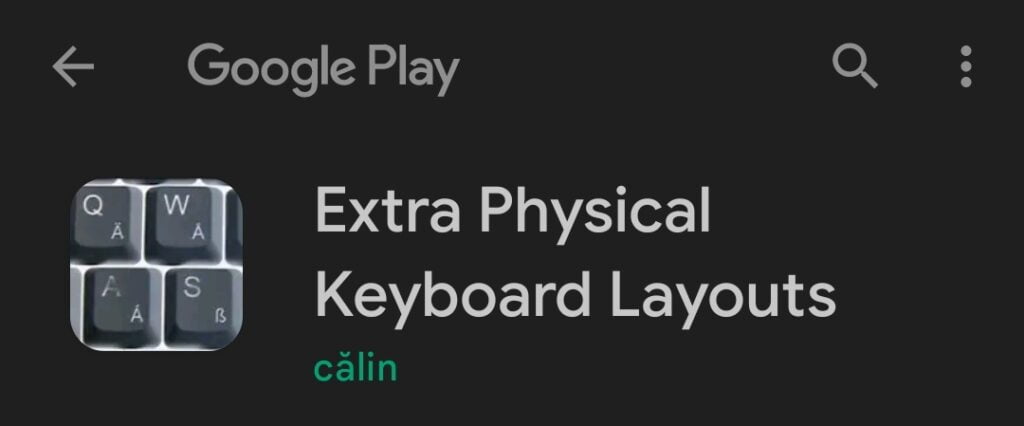 اپلیکیشن Extra Physical Keyboard Layouts 